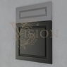 Эксклюзивный фасад серо-черный мат на заказ в Москве | Фабрика Vision